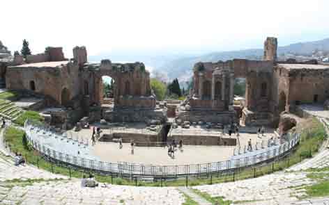 Taormina: amfitheater